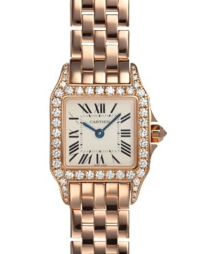 Used Đồng hồ Cartier demoiselle vàng hồng nữ
