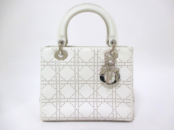 Túi xách Christian Dior lady dior trắng