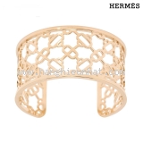 K18 PG Vòng tay Hermes vàng hồng vòng tay 15,5cm